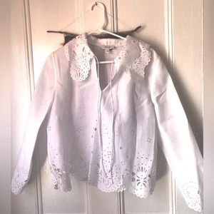 & Other Stories Embroidered Blouse